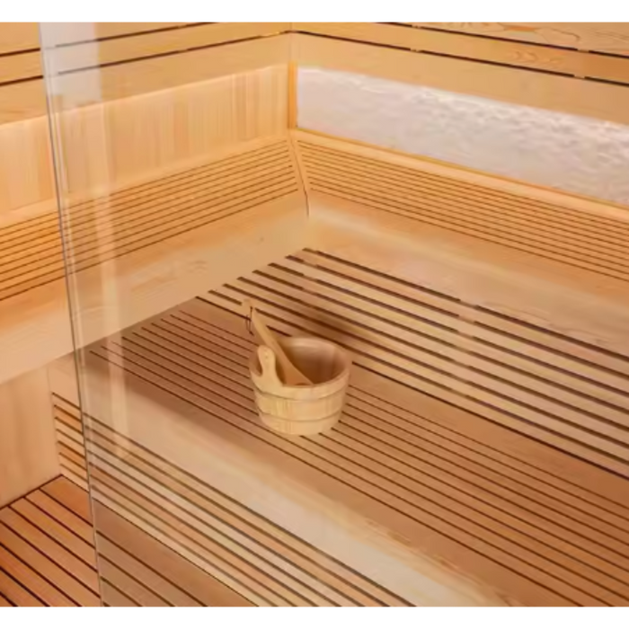 LuxuryLodge 5-Person Wood Sauna